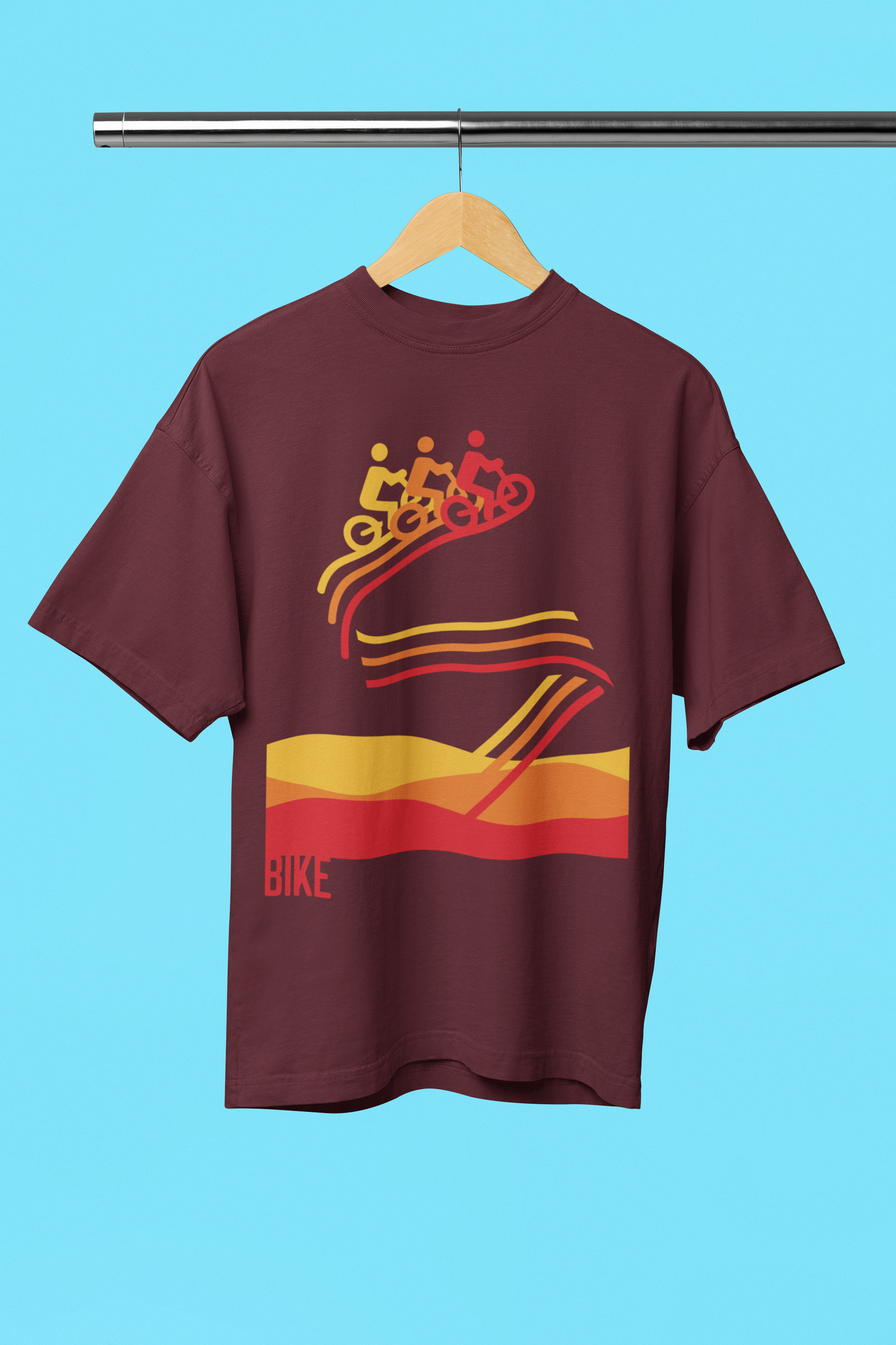 Biking - Unisex Oversized T-Shirt