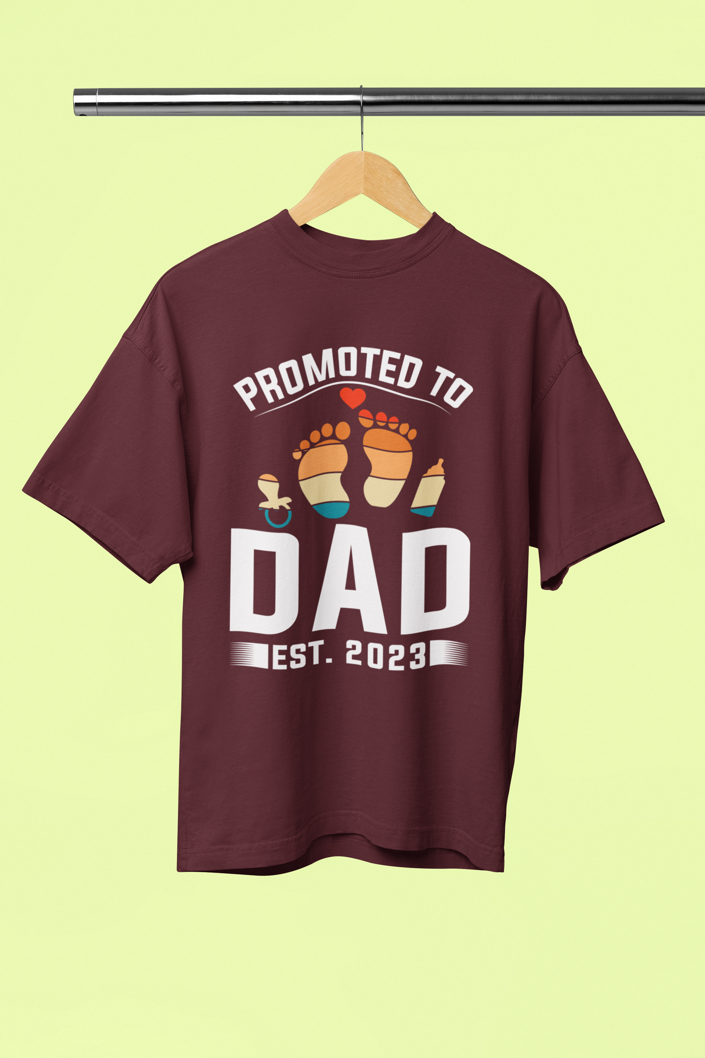 Promoted To Dad - Unisex Oversized T-Shirt