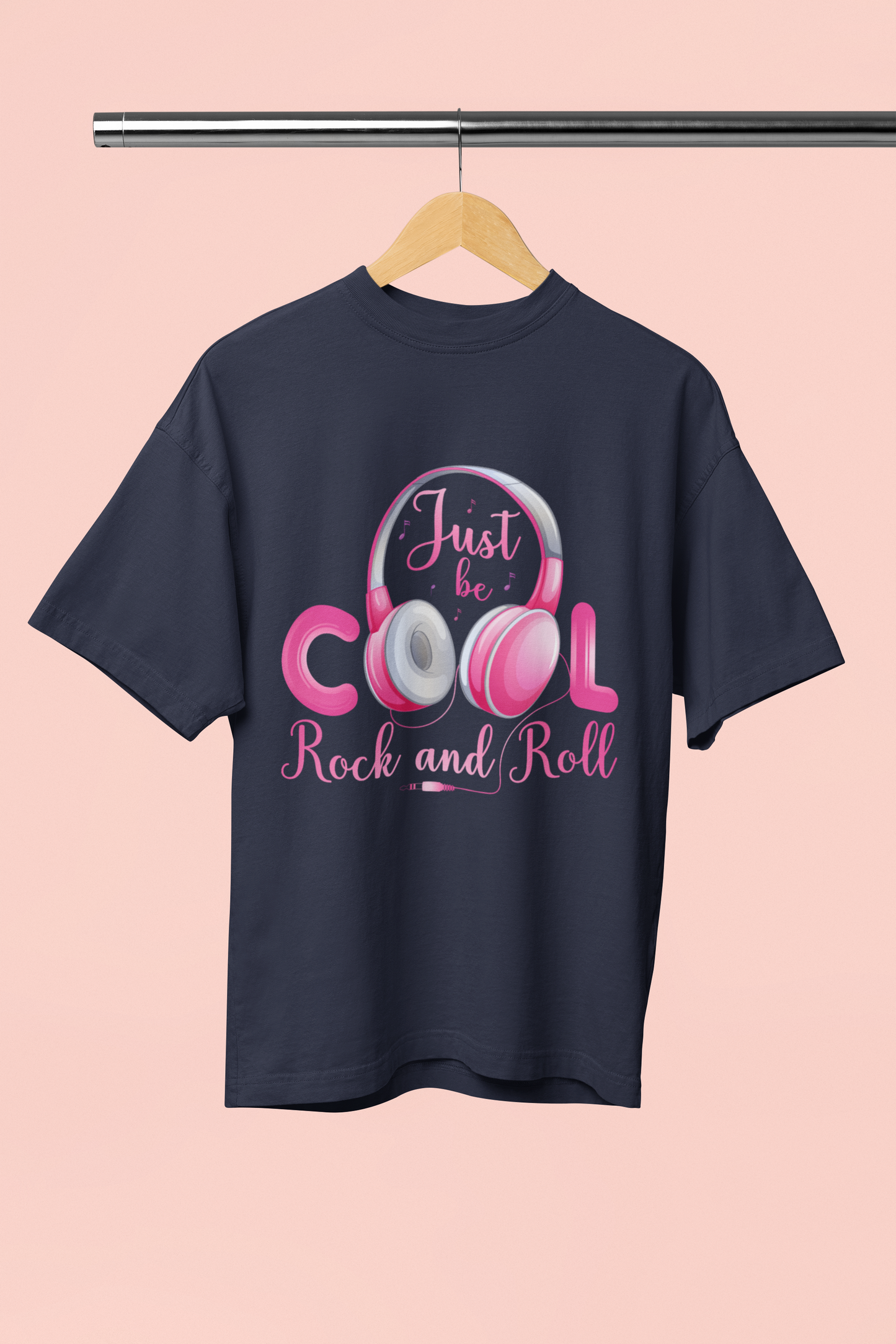 Just Rock And Roll - Unisex Oversized T-Shirt