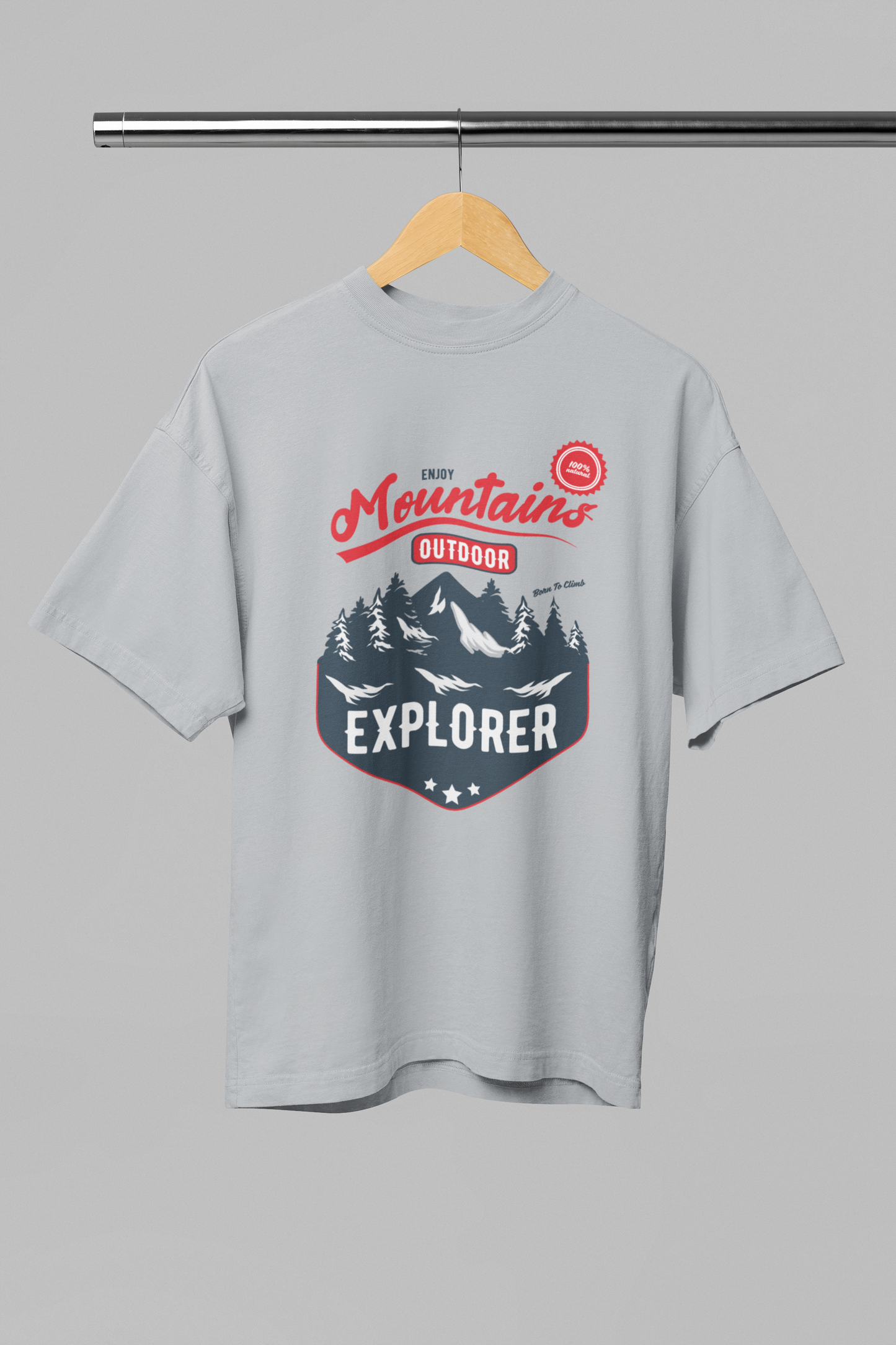 Mountain Explore - Unisex Oversized T-Shirt