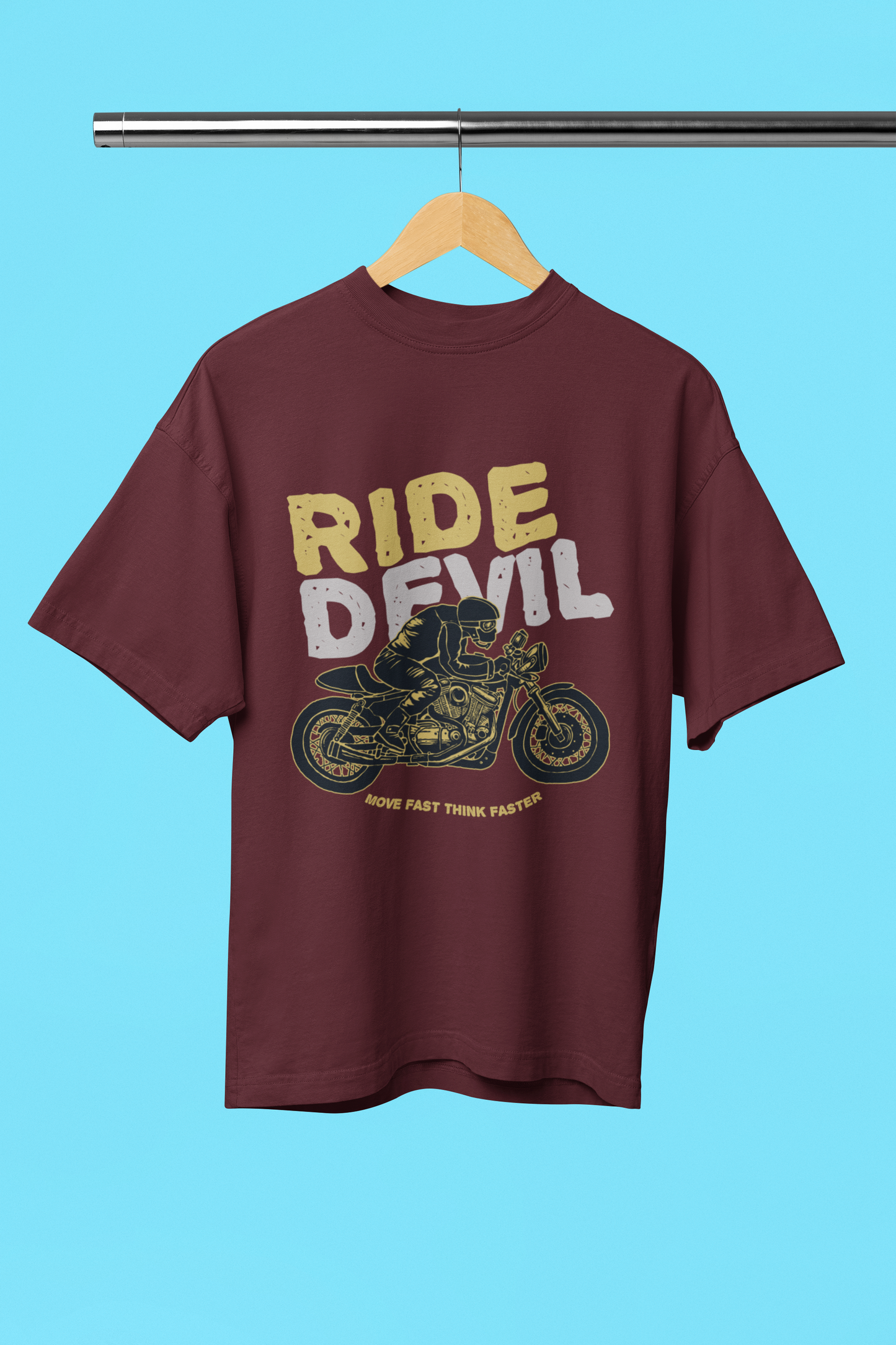 Ride Devil - Unisex Oversized T-Shit