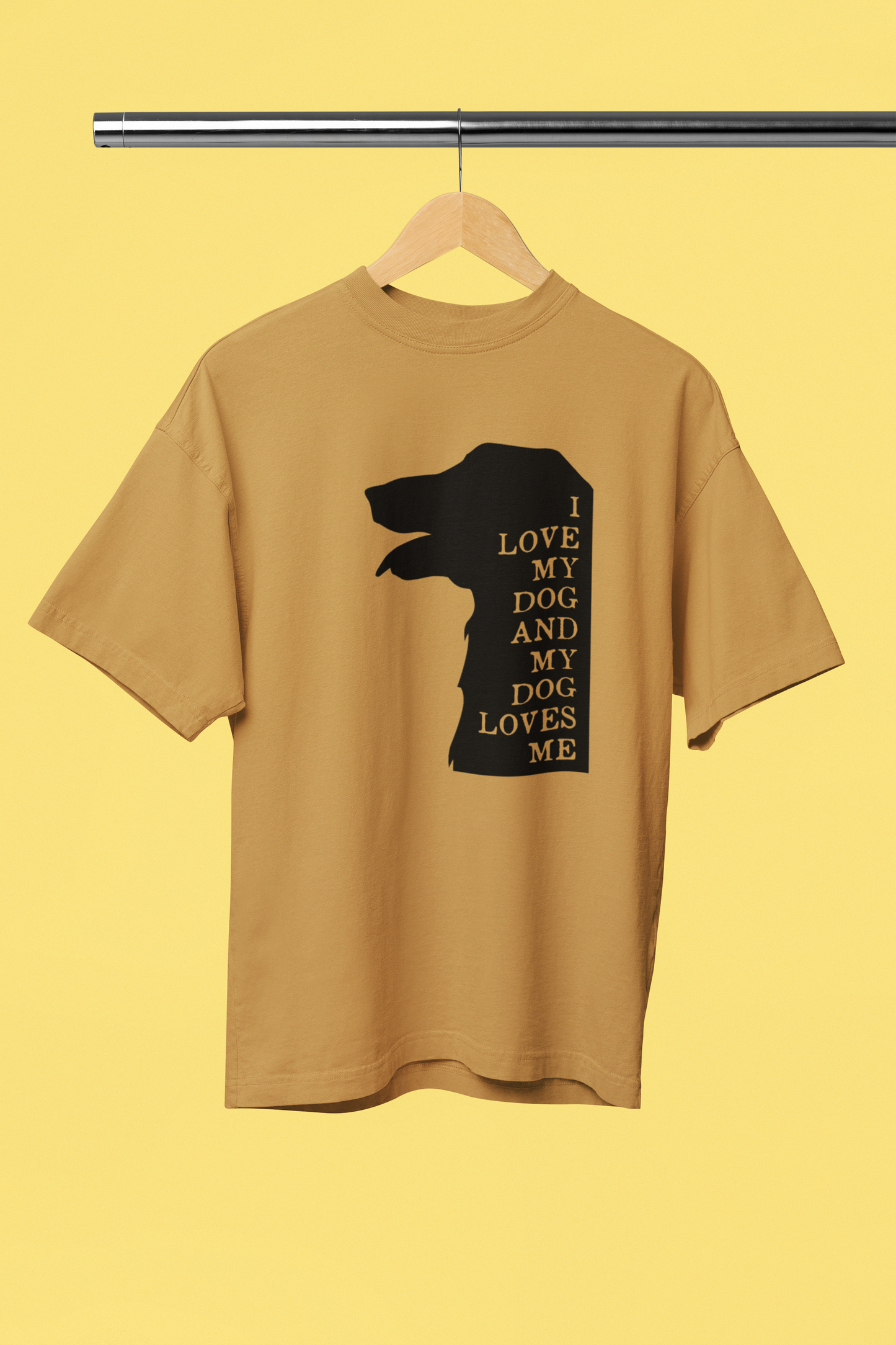 I Love My Dog - Unisex Oversized T-Shirt