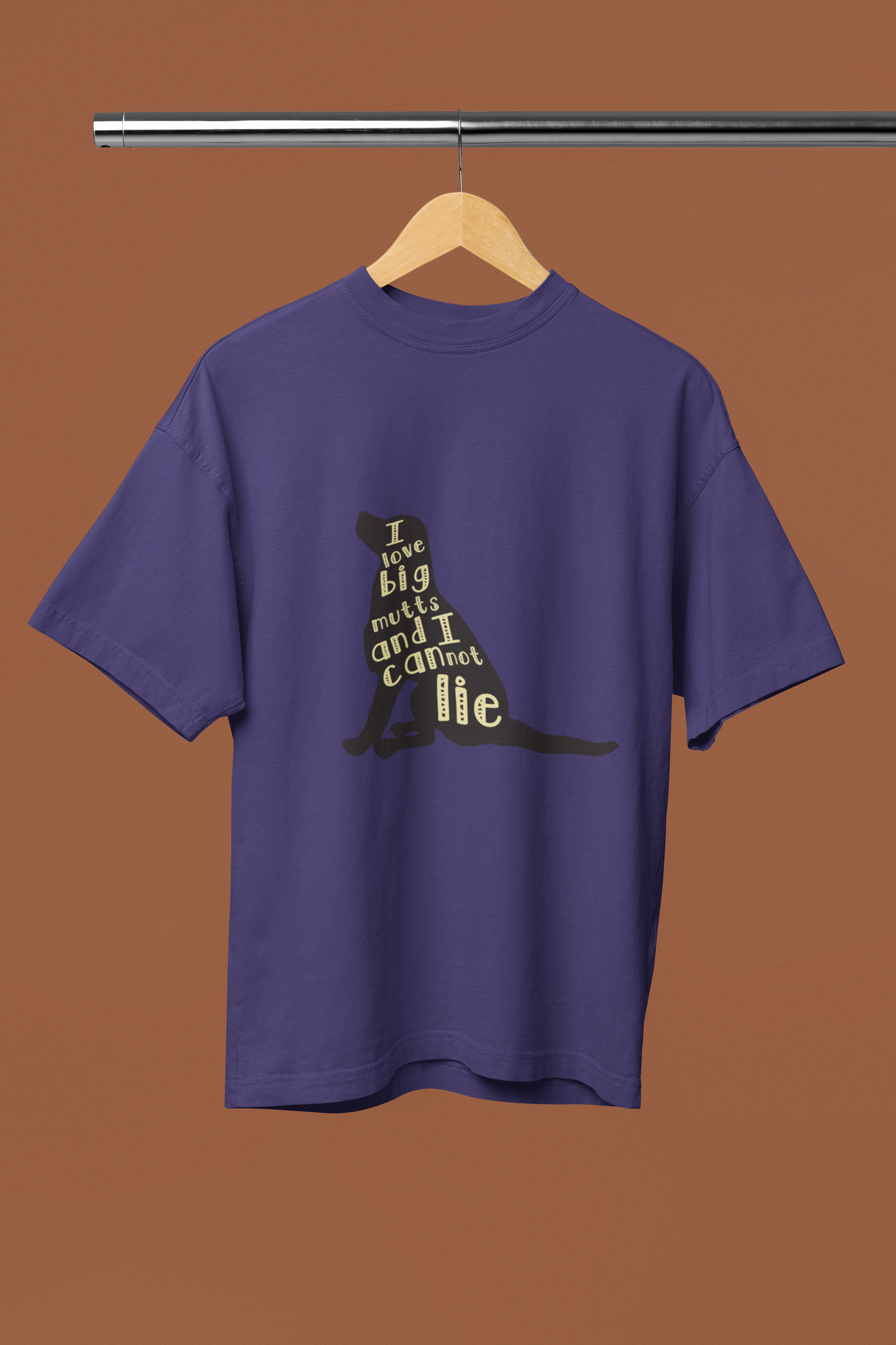 I Love Big Mutts - Unisex Oversized T-Shirt