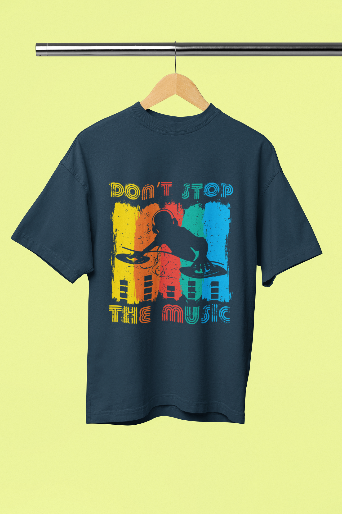 Don't Stop The Music - Unisex Oversized T-shirt