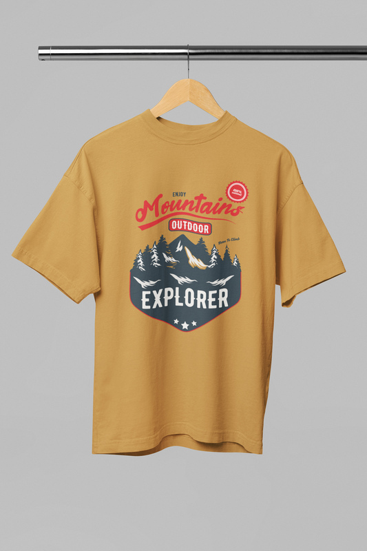 Mountain Explore - Unisex Oversized T-Shirt