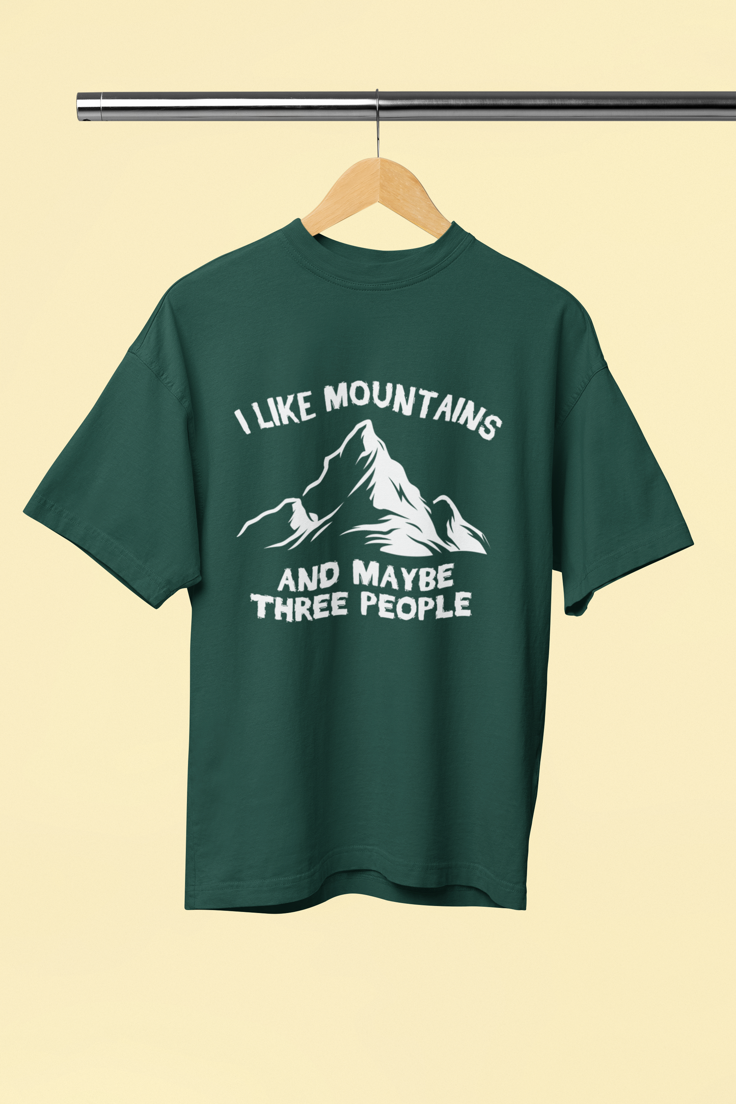 I Like Mountain - Unisex Oversized T-Shirt