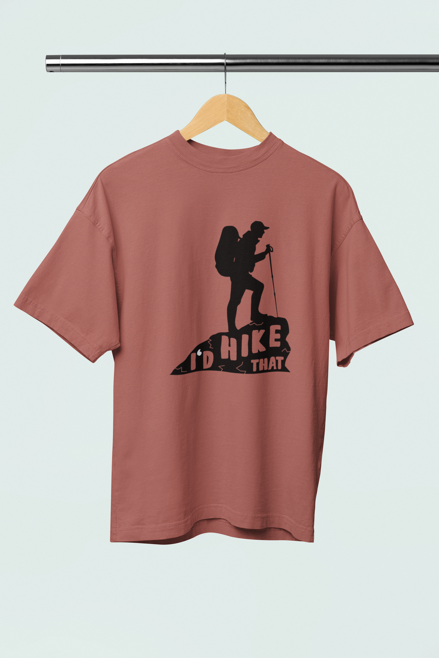 I'd Hike - Unisex Oversized T-Shirt