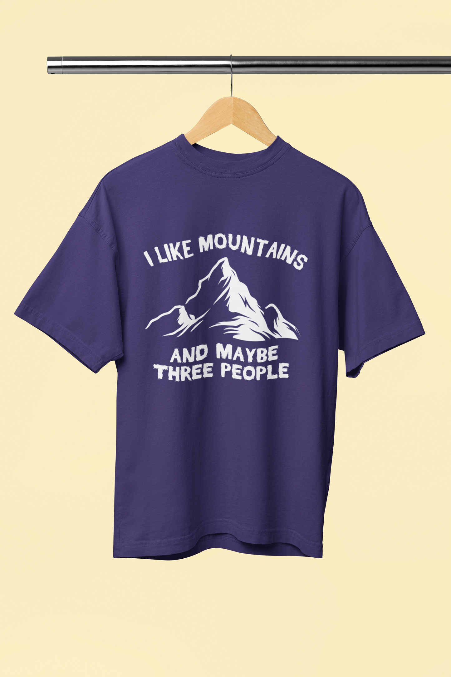 I Like Mountain - Unisex Oversized T-Shirt