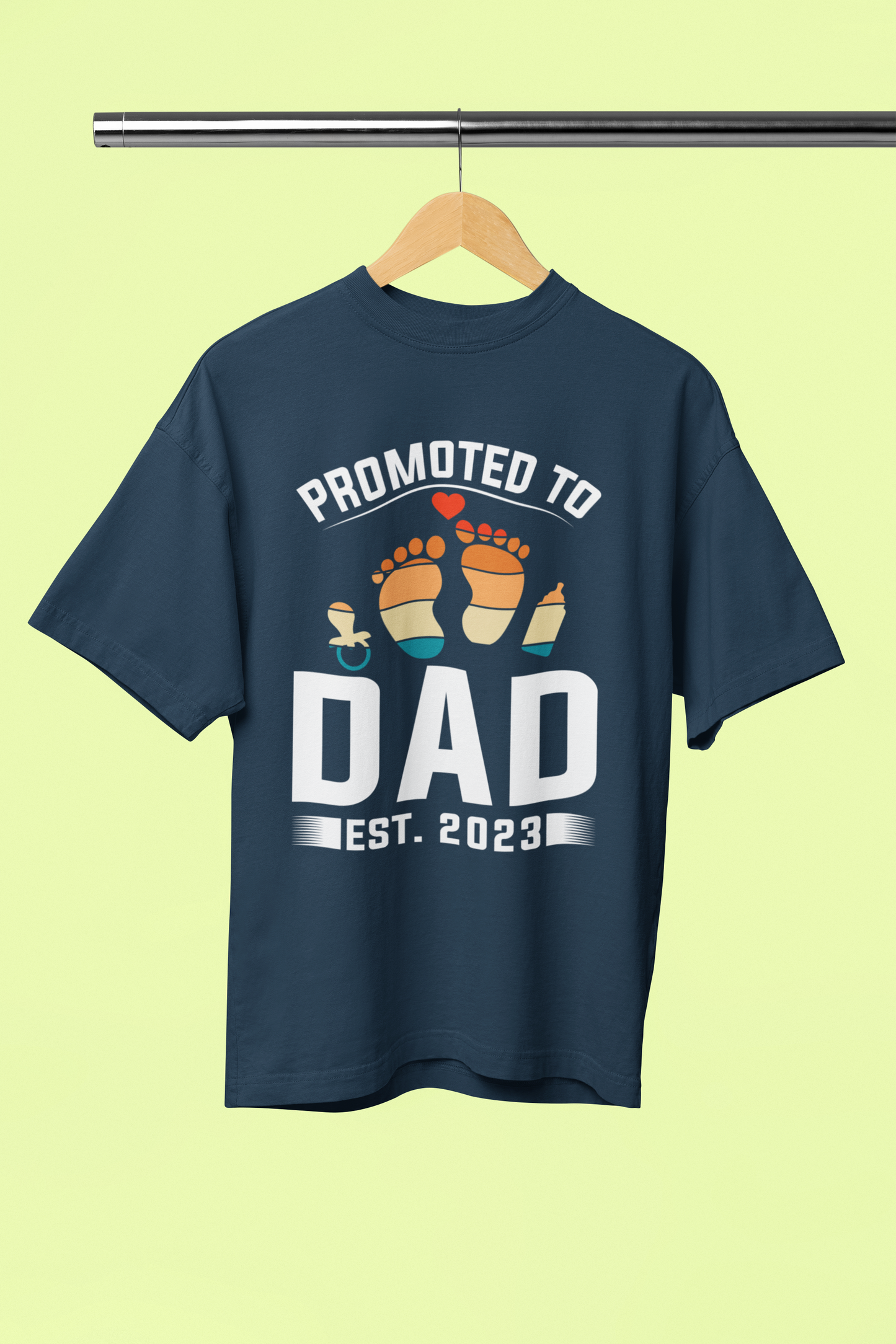 Promoted To Dad - Unisex Oversized T-Shirt