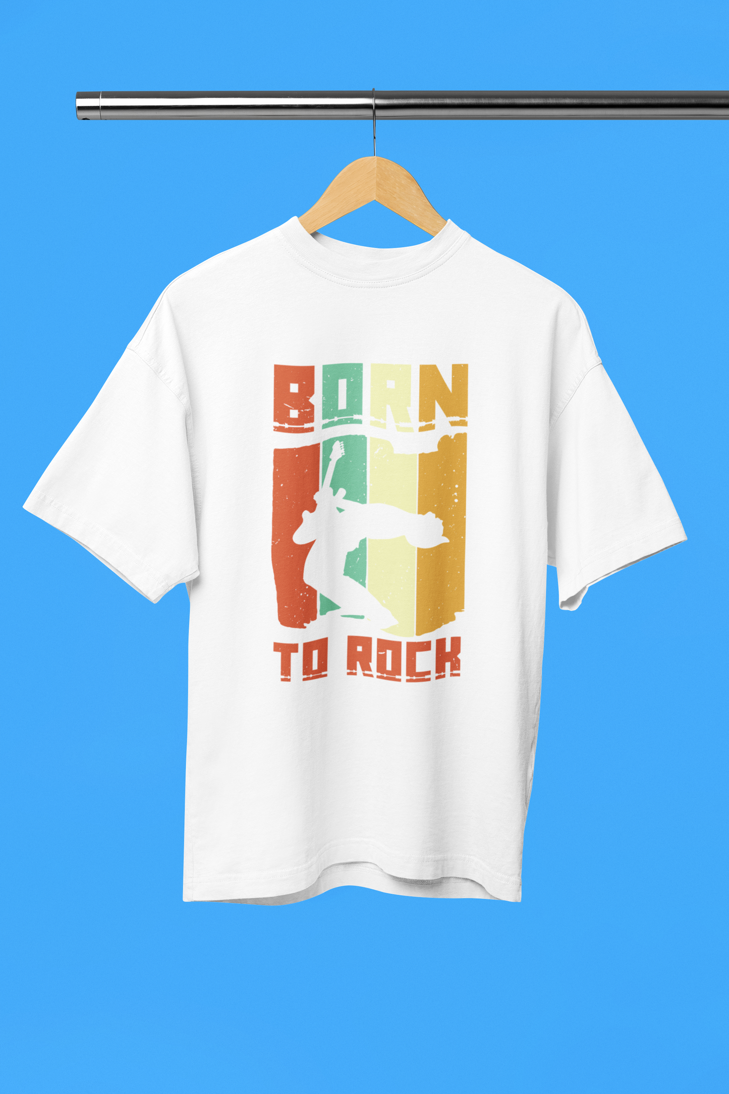 Born To Rock - Unisex Oversized T-Shirt