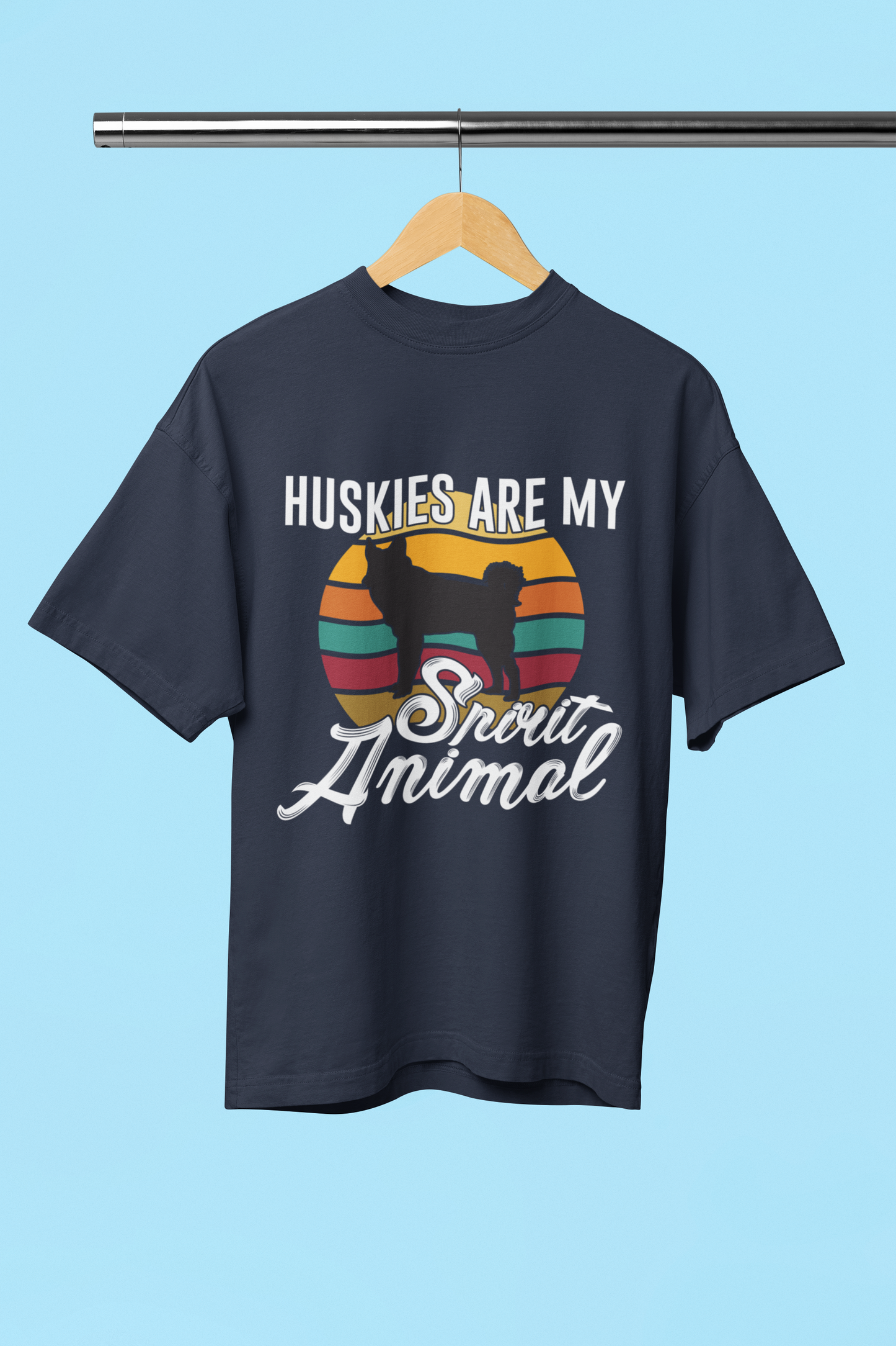 Huskies - Unisex Oversized T-Shirt