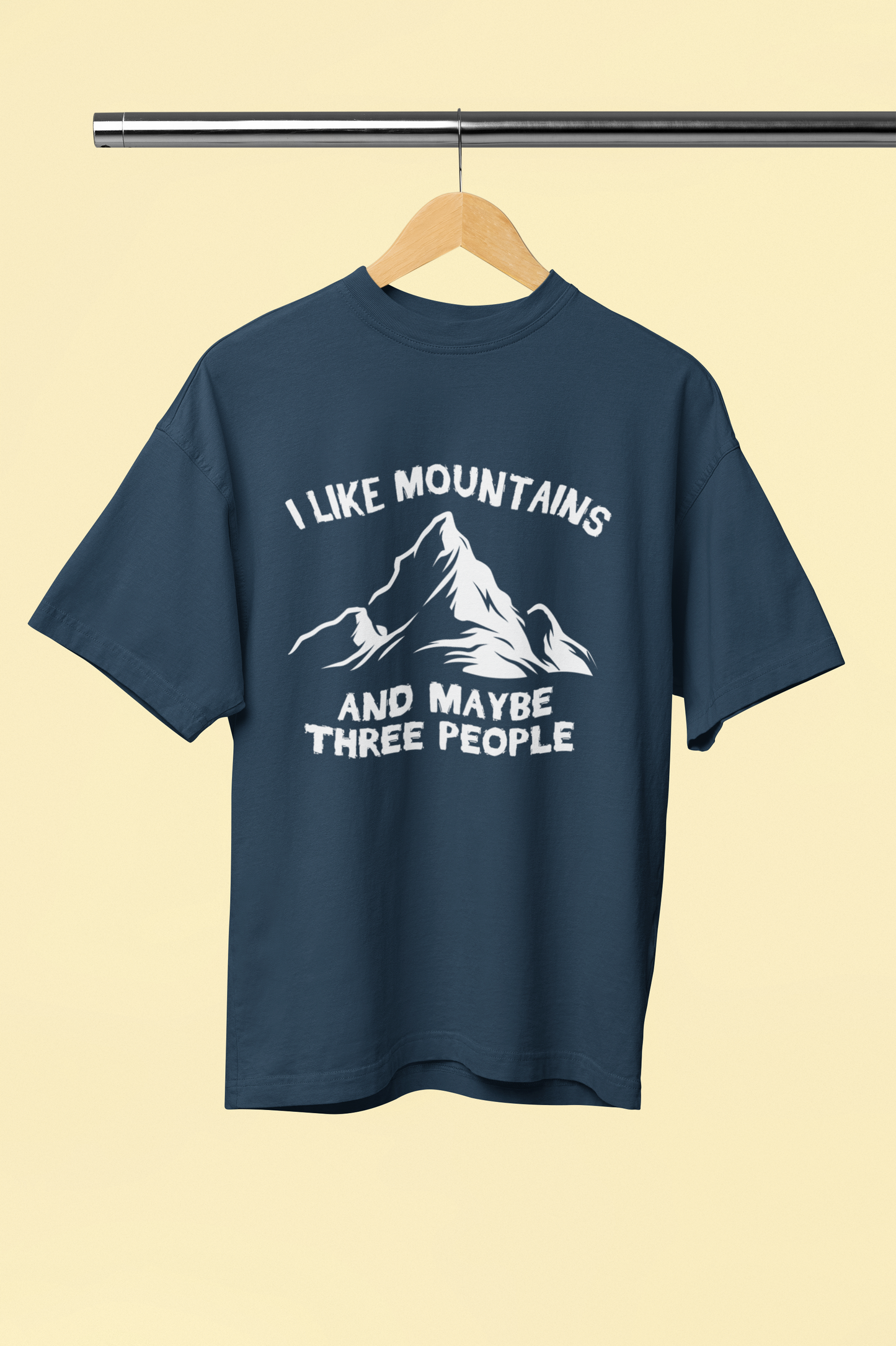 I Like Mountain - Unisex Oversized T-Shirt