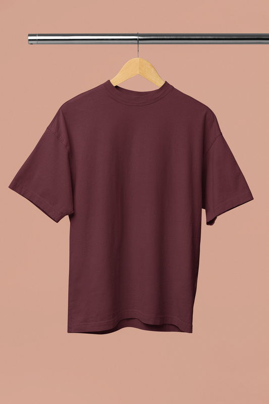 Maroon - Unisex Oversize T-Shirt