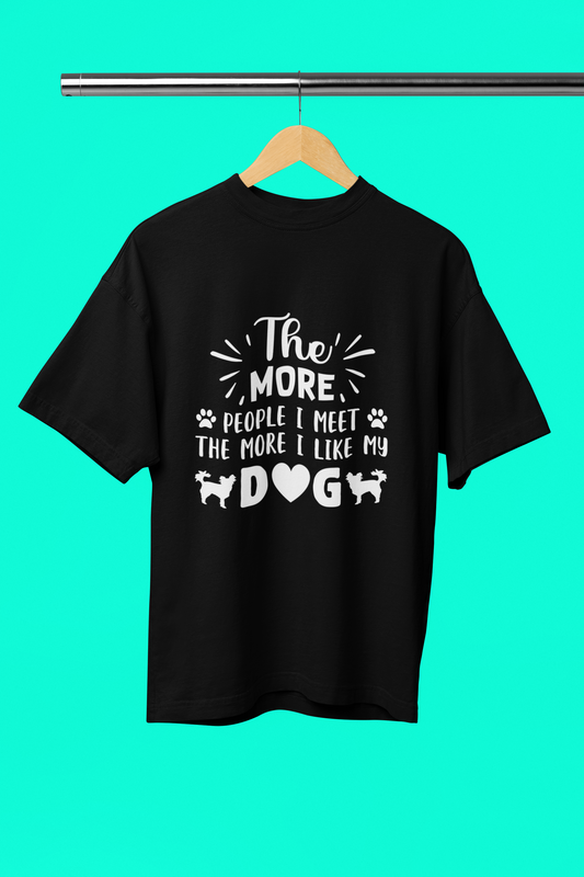 The More People I Meet - Unisex Oversized T-Shirt