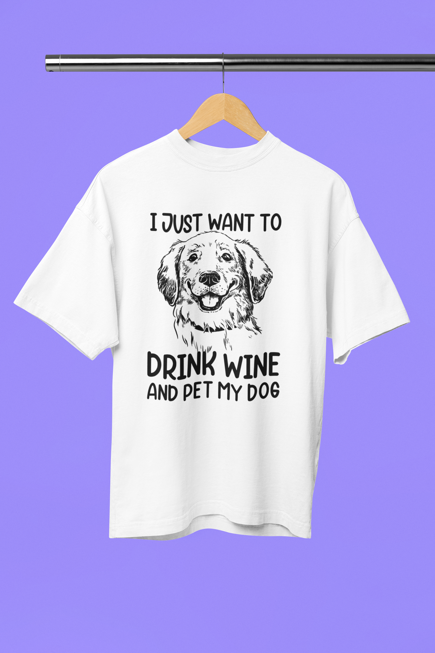 I Just Want To - Unisex Oversized T-Shirt