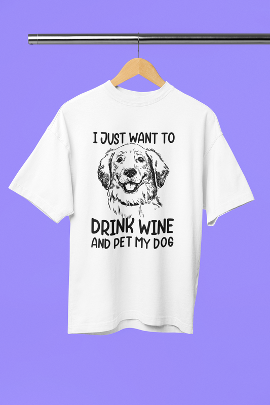 I Just Want To - Unisex Oversized T-Shirt