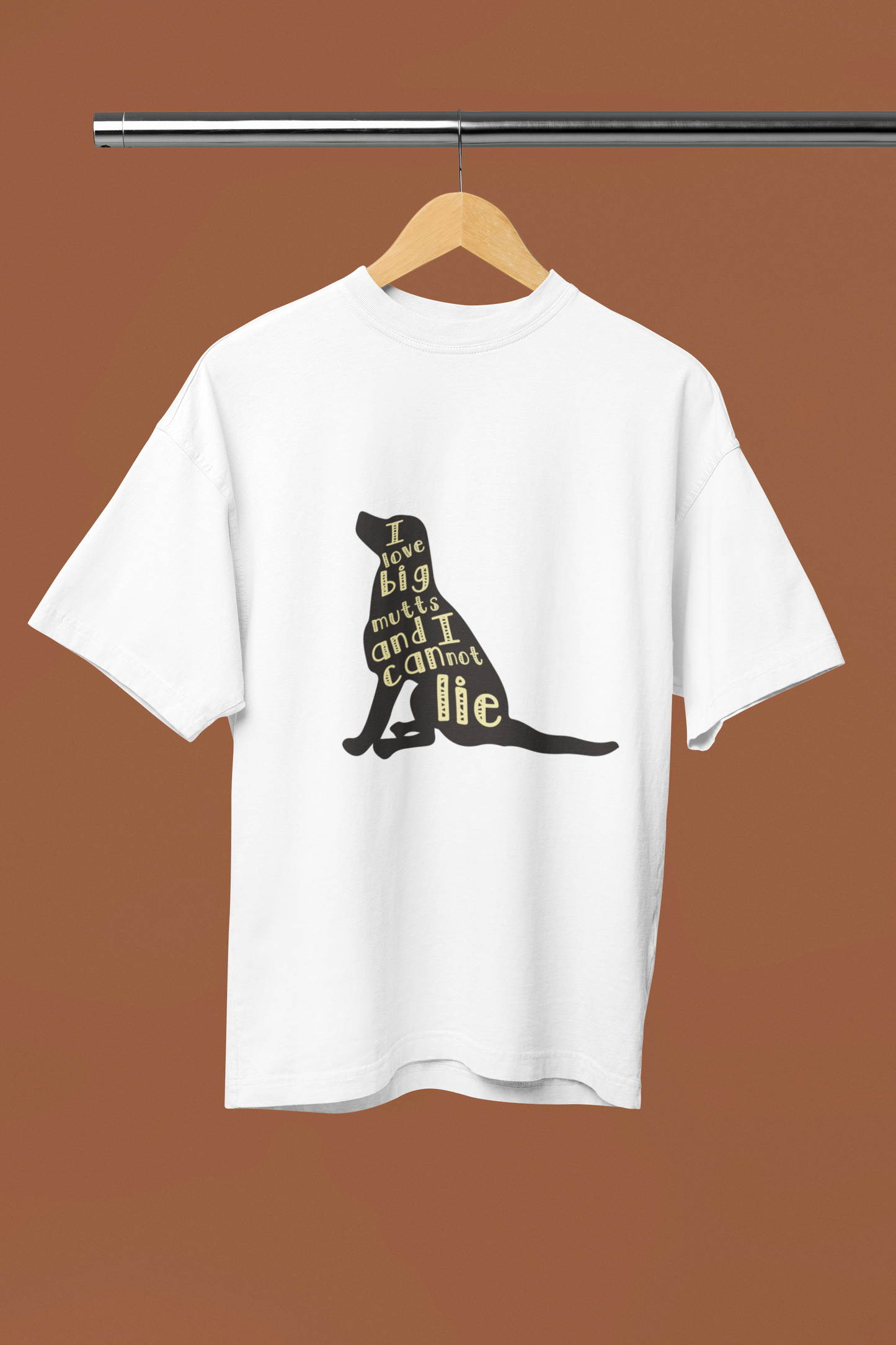 I Love Big Mutts - Unisex Oversized T-Shirt